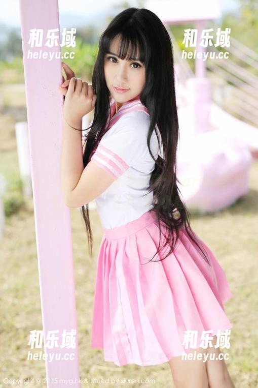 MyGirl美媛馆-Carina梦绮 MyGirl美媛馆 - 原图放肆:Carina梦绮私房灰丝,让你心中小鹿乱撞
