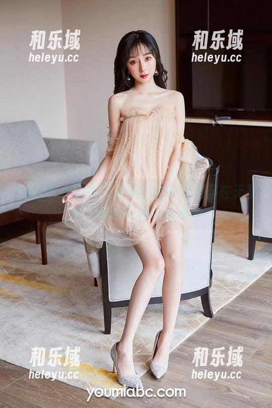 YouMi尤蜜荟 - 露露小喵教你如何在无圣光下翻转红裙的风情！
