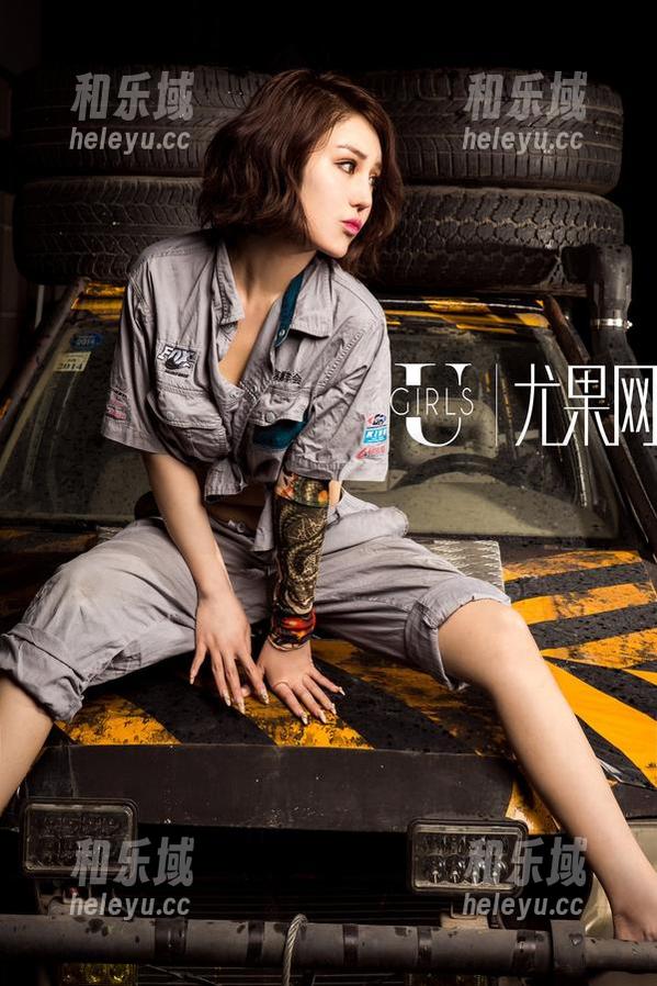 尤果网-琳丽 尤果网 - 黑丝写真中的无圣光:琳丽用魅惑征服你!